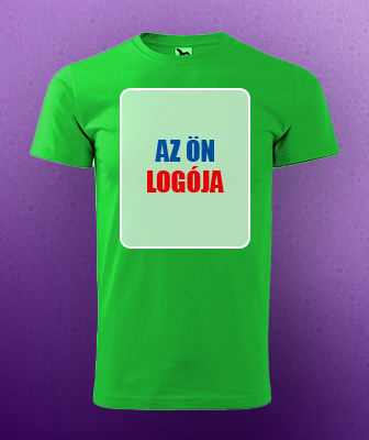 póló nyomtatás - mellkas közép